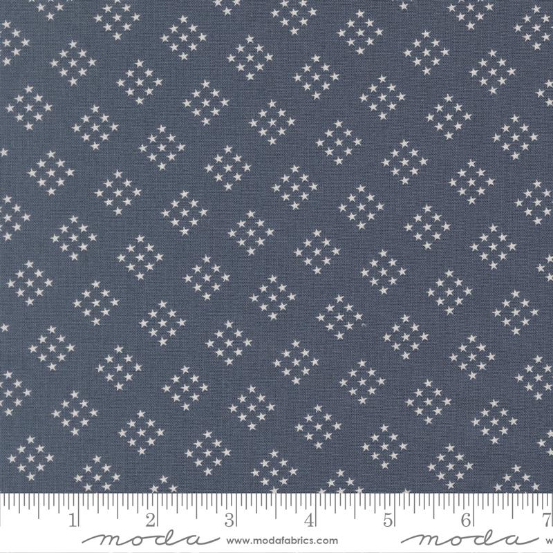 Independence Day Stars Indigo - Patriotic Quilt Fabric