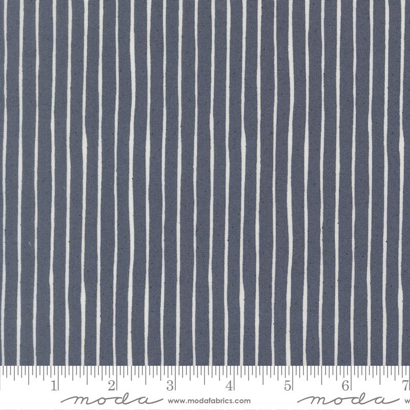 Independence Day Stripes Indigo - Patriotic Quilt Fabric