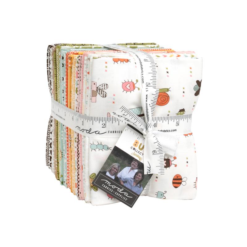 Bug Collector - Fat Quarter Bundle, zoomed in. Select this picture to zoom back out.