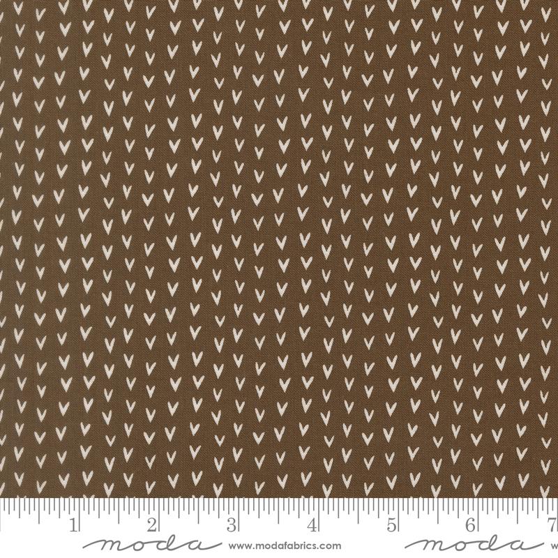 Bug Collector Hearts Dirt - Quilt Fabric, zoomed in. Select this picture to zoom back out.