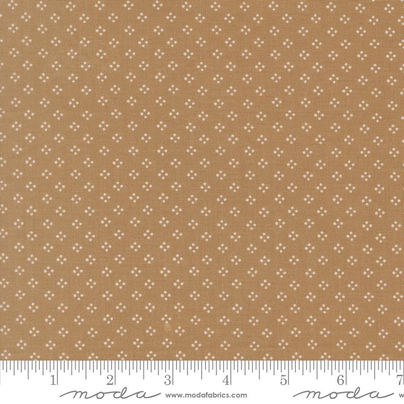 Bug Collector Dots Stone - Quilt Fabric, zoomed in. Select this picture to zoom back out.