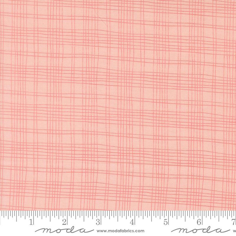 Bug Collector Plaid Blush - Quilt Fabric, zoomed in. Select this picture to zoom back out.