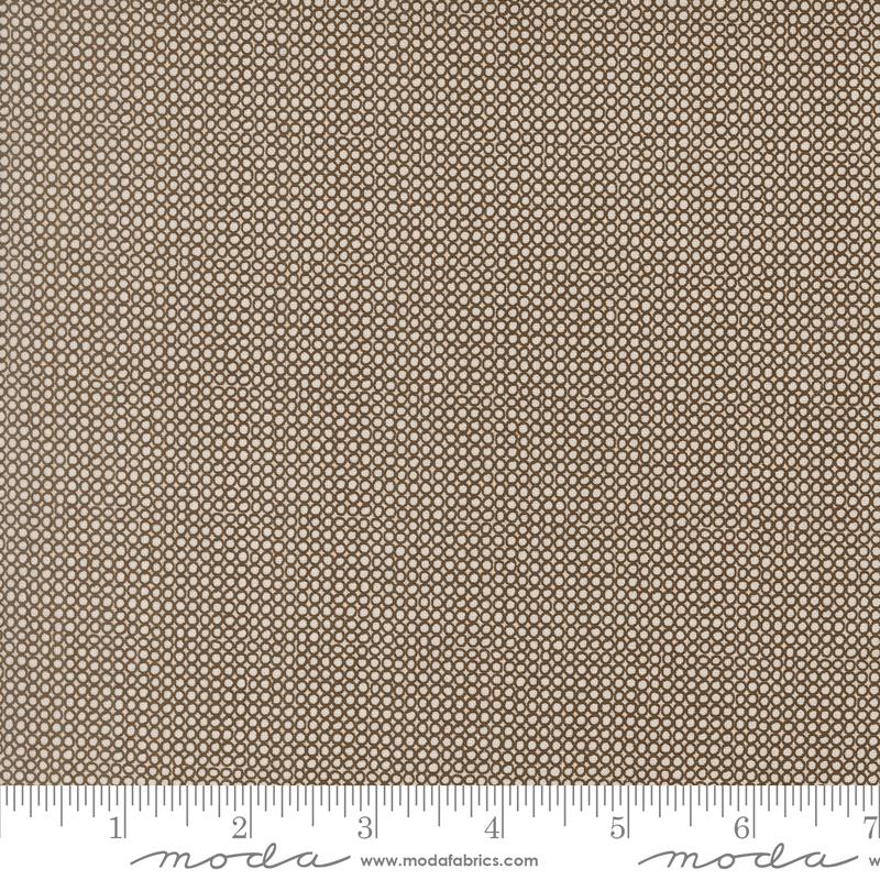 Bug Collector Circles Dirt - Quilt Fabric, zoomed in. Select this picture to zoom back out.