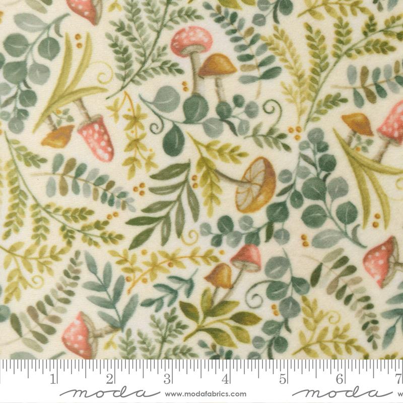 Effies Woods Greenery Cuddle Cloud - Quilt Fabric