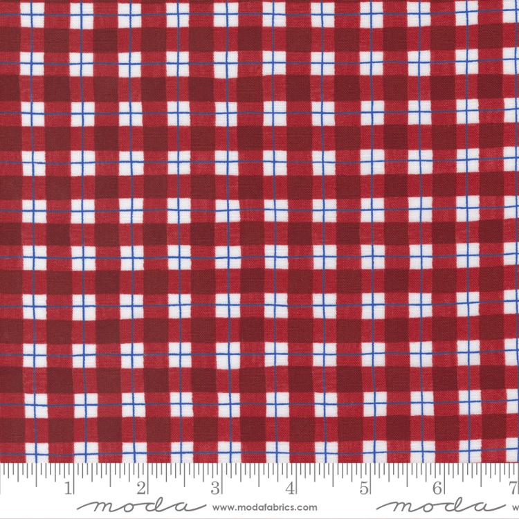 All American Red Truck - Quilt Fabric