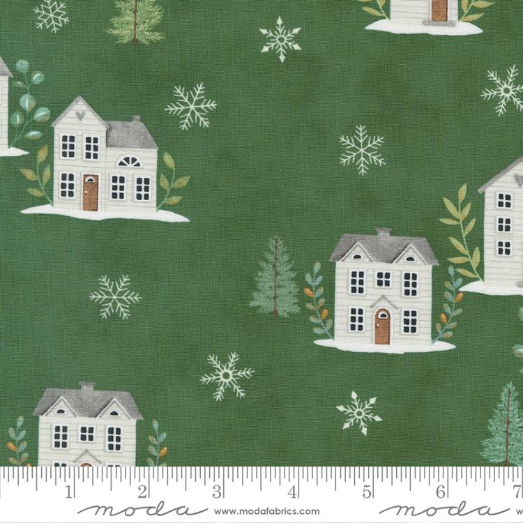 Holidays At Home Eucalyptus - Quilt Fabric