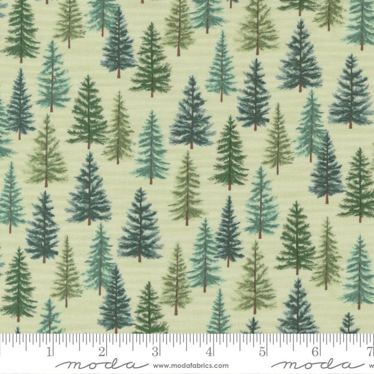 Holidays At Home Light Sage - Quilt Fabric