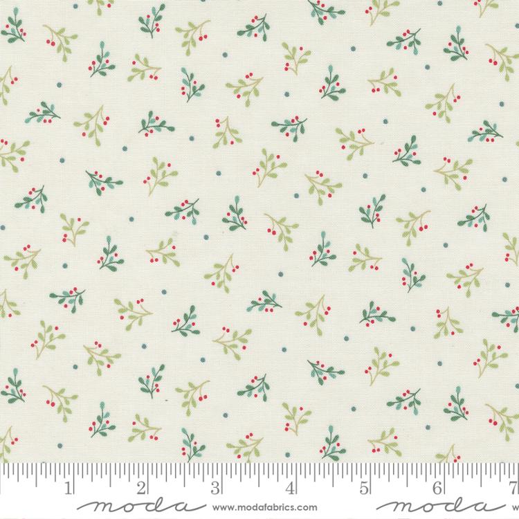 Holidays At Home Snowy White - Quilt Fabric