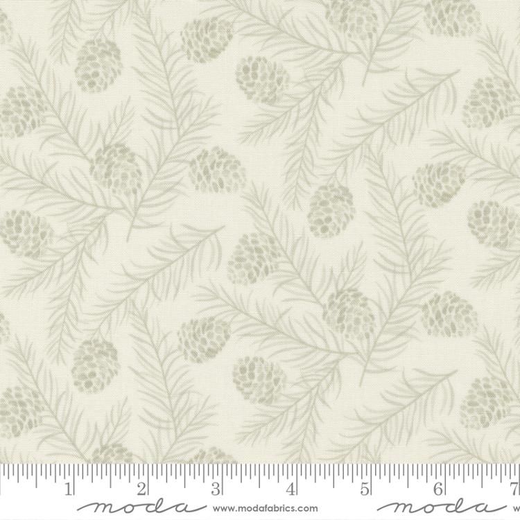 Holidays At Home White Grey - Quilt Fabric