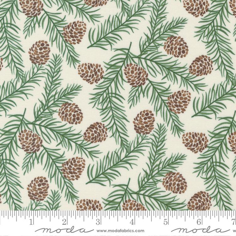 Holidays At Home Snowy White - Quilt Fabric