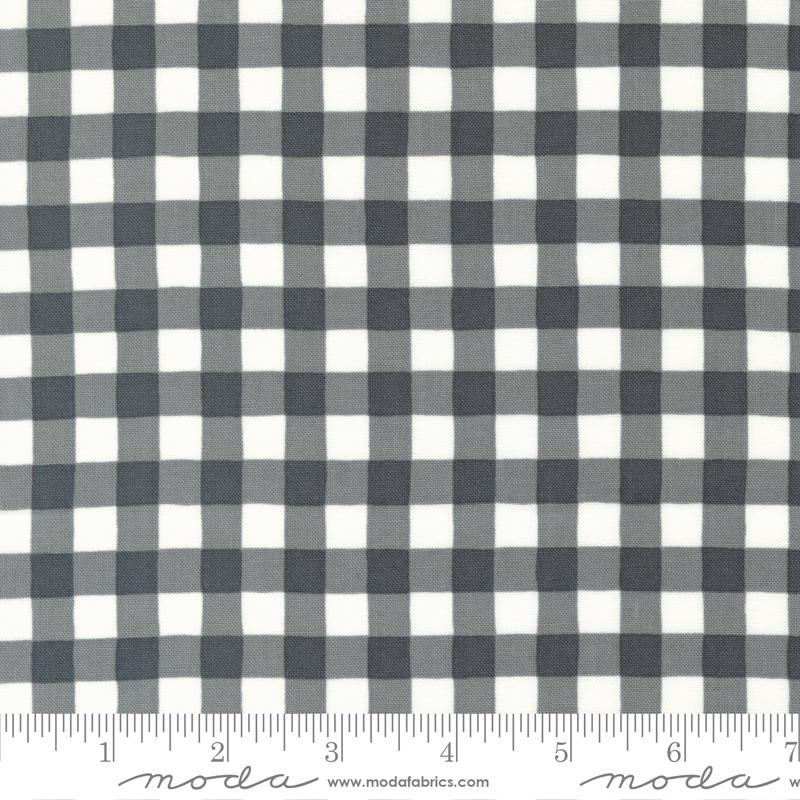 Garden Gingham Checks and Plaids - Charcoal - Quilt Fabric