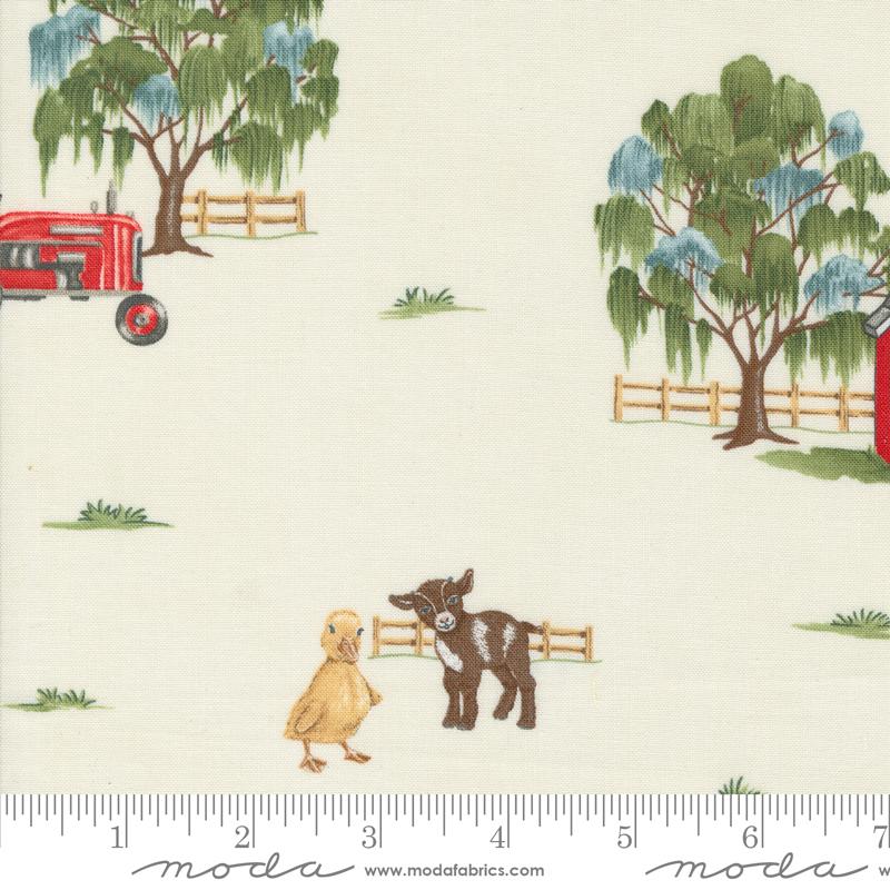 Willows Farm Landscape - Cloud - Quilt Fabric