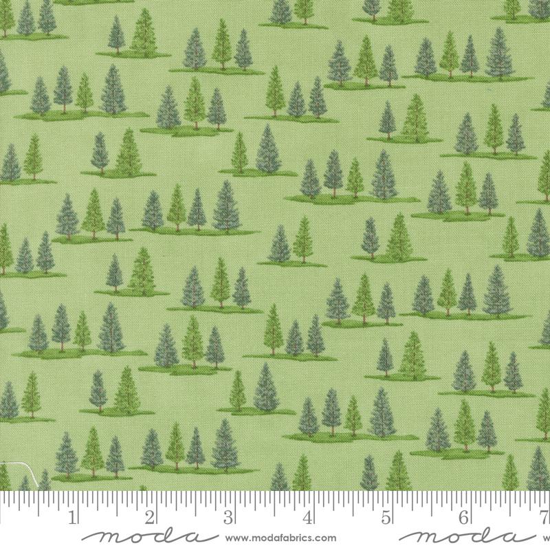 On Lake Time Trees - Spring - Quilt Fabric