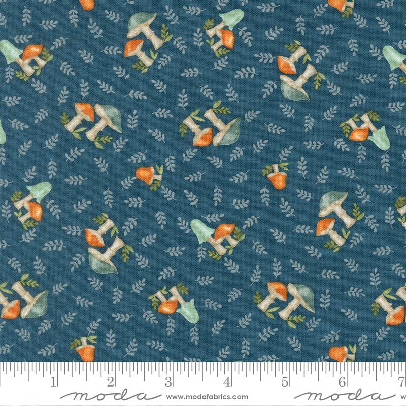I Love Fall Most Of All Fungi Harvest Night - Quilt Fabric