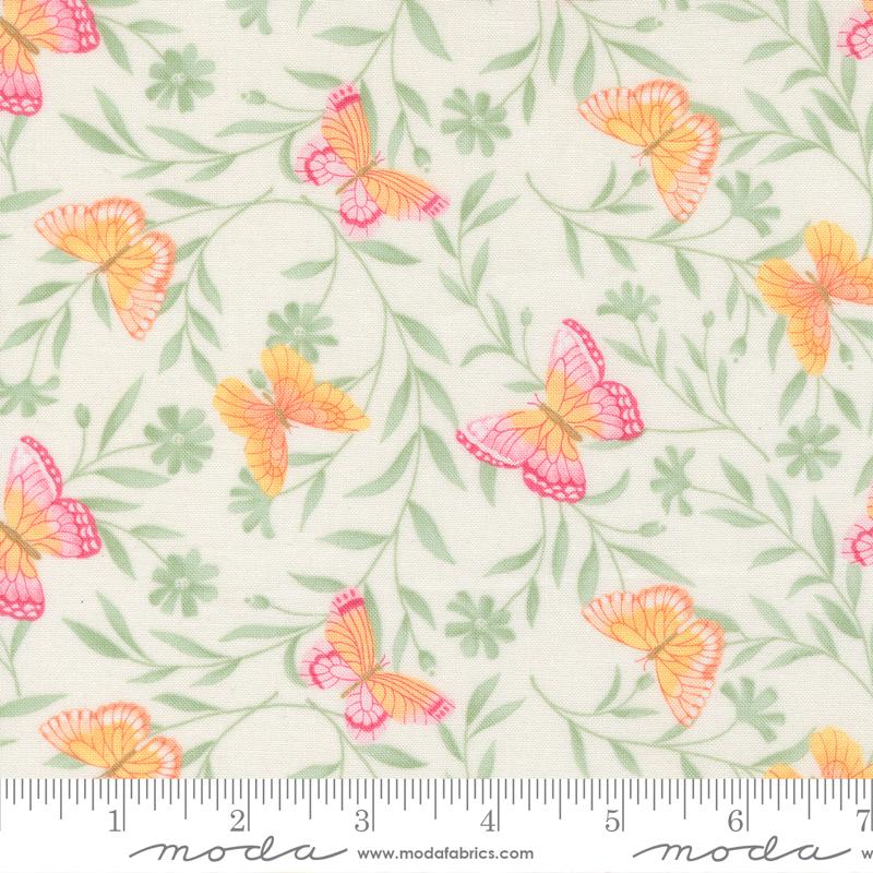 Kindness Butterfly Dogwood - Quilt Fabric