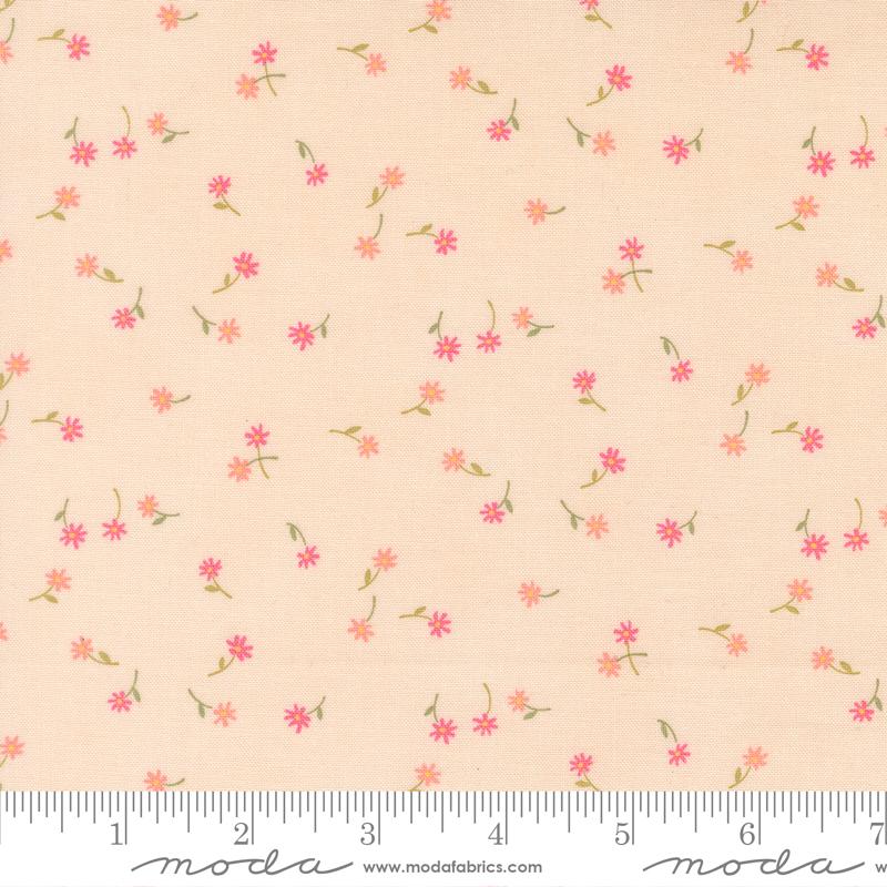 Kindness Floral Peach - Quilt Fabric