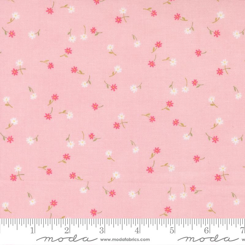 Kindness Floral Pink Glass - Quilt Fabric
