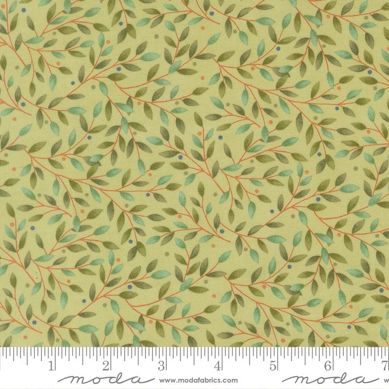Family Tree Leaf Eucalyptus - Quilt Fabric