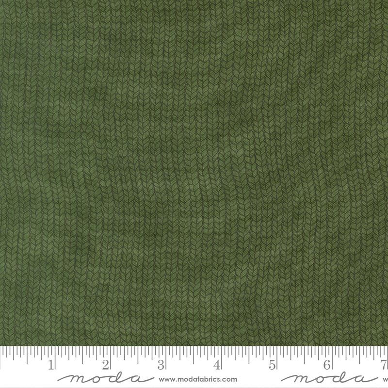 When Snow Falls Lined Holly - Quilt Fabric