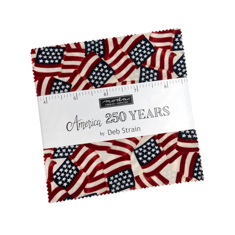 America 250 Years - Patriotic Charm Pack