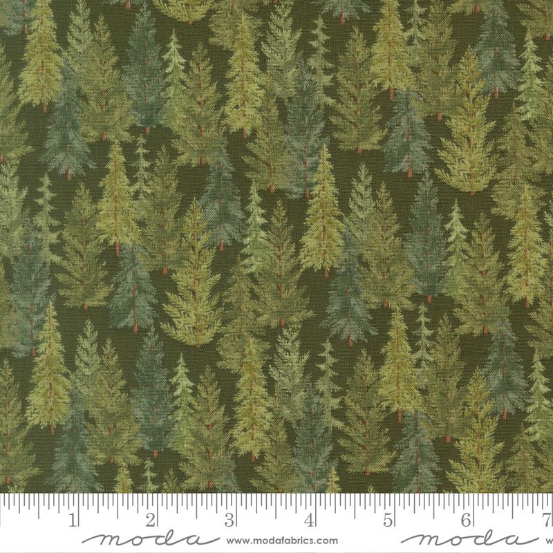 Northwoods Lodge Trees Pine - Quilt Fabric