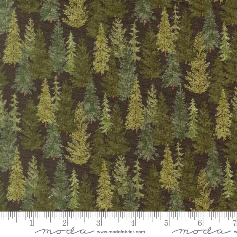Northwoods Lodge Quilt Cuddle Forest Soil - Quilt Fabric