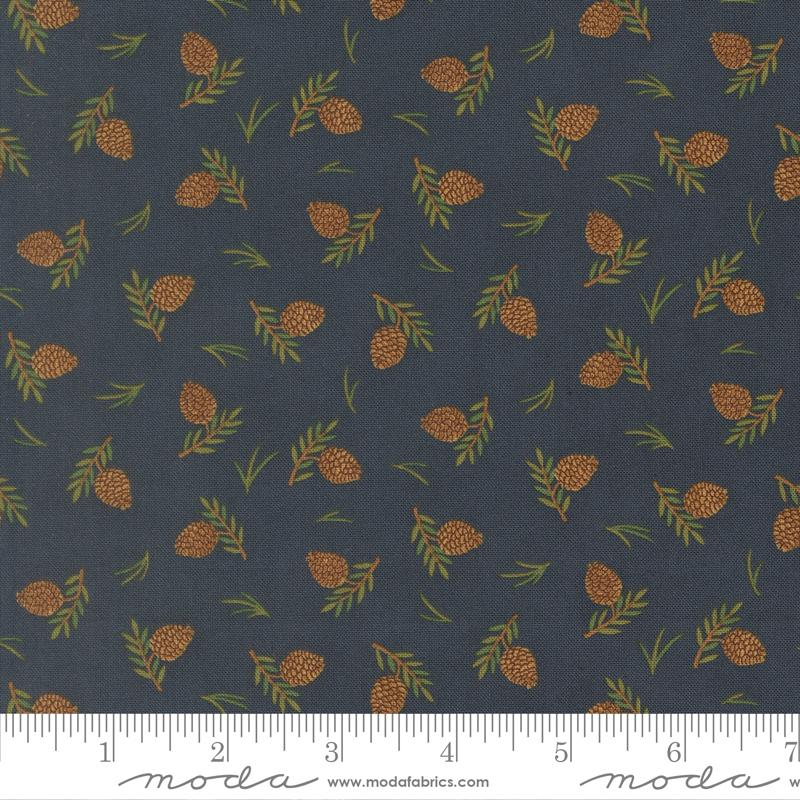 Northwoods Lodge Pine Midnight - Quilt Fabric