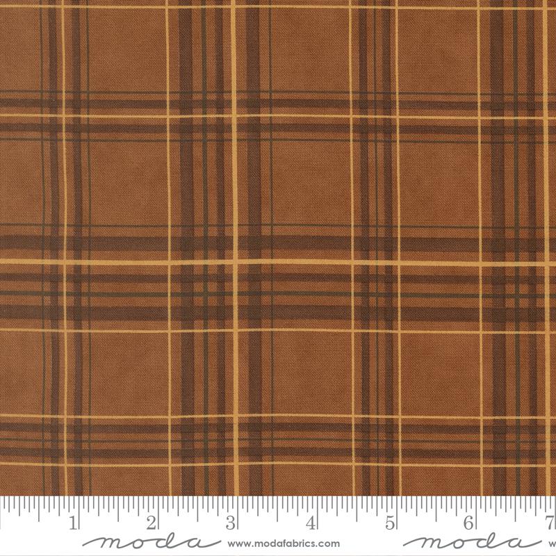 Northwoods Lodge Plaid Bark - Quilt Fabric