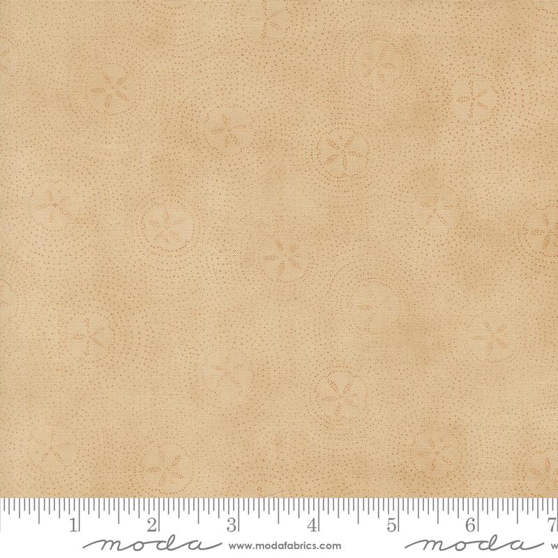 Seaside Sand Dollar Sand - Quilt Fabric, zoomed in. Select this picture to zoom back out.