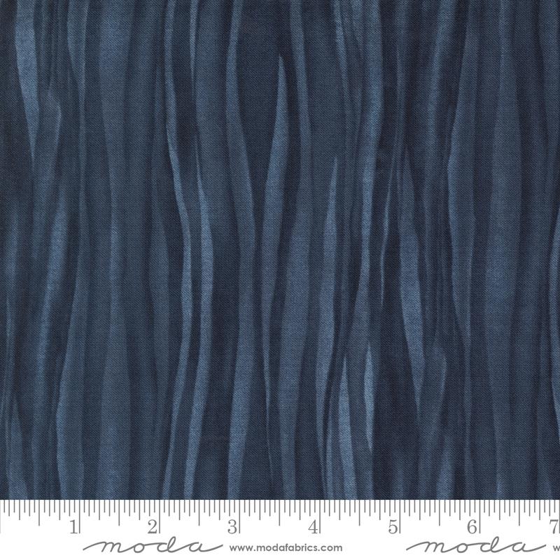 Seaside Waves Sea - Quilt Fabric, zoomed in. Select this picture to zoom back out.
