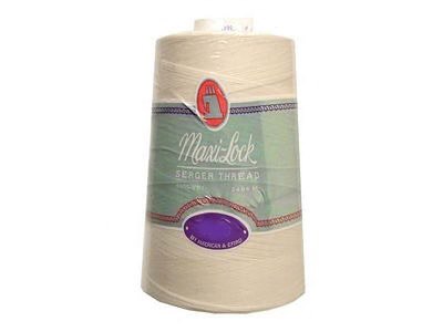 Maxi Lock Thread 6000yd Eggshell White 32674