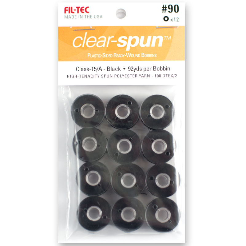 Clear Spun 90wt 15 Bobbin 12 ct Blue