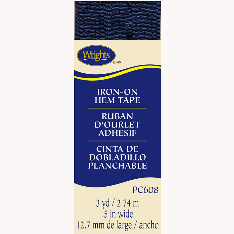 Iron-On Hem Tape Navy