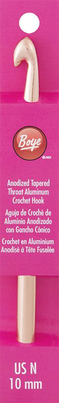 Aluminum Crochet Hook 6" Size N