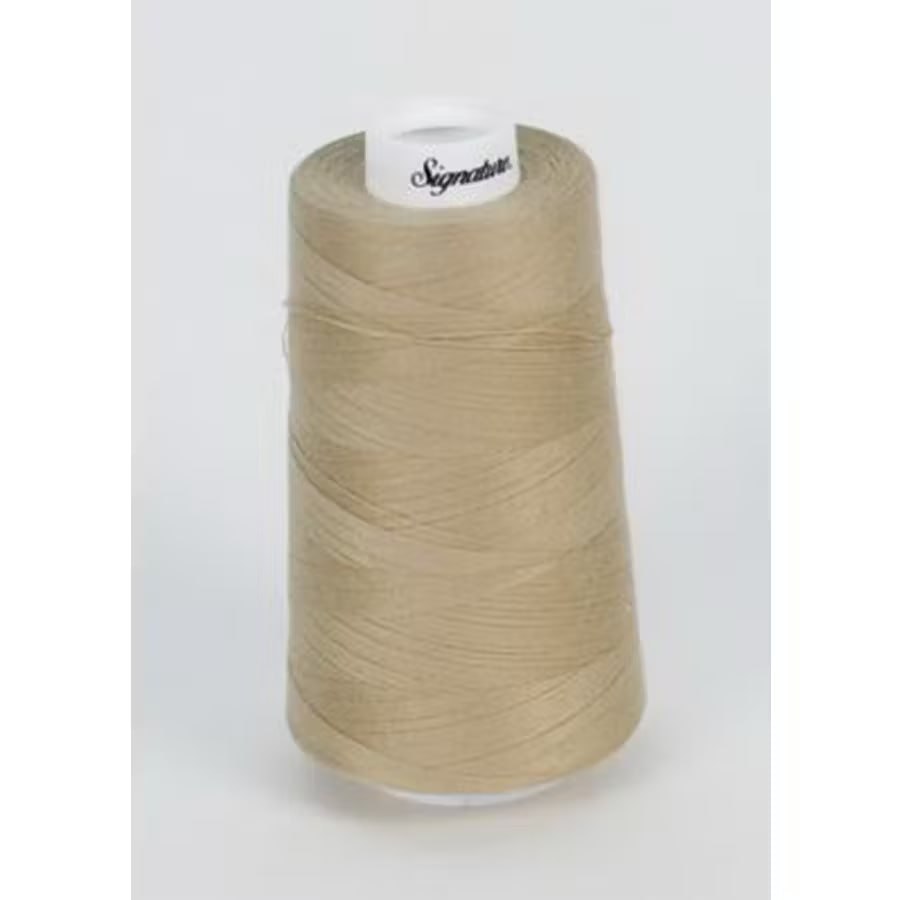 Poly Cotton Cone Thread 3000 yd Antique Satin 008, zoomed in. Select this picture to zoom back out.