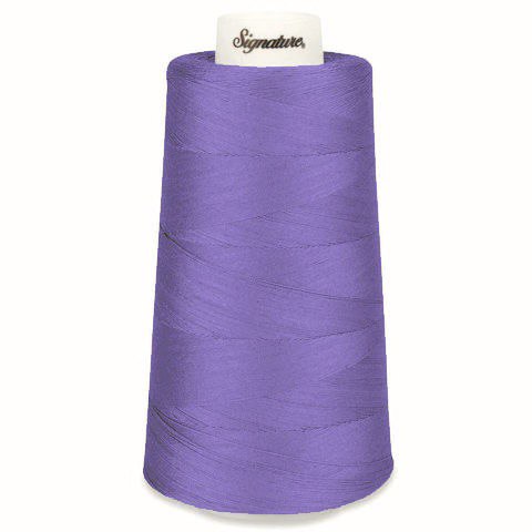 Poly Cotton Cone Thread 3000 yd Hyacinth 326, zoomed in. Select this picture to zoom back out.