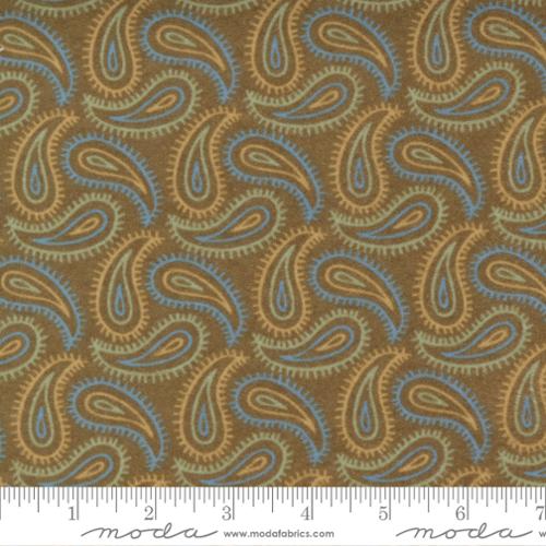 Fall Fantasy Flannels Branch - Paisley Swirl - Quilt Fabric