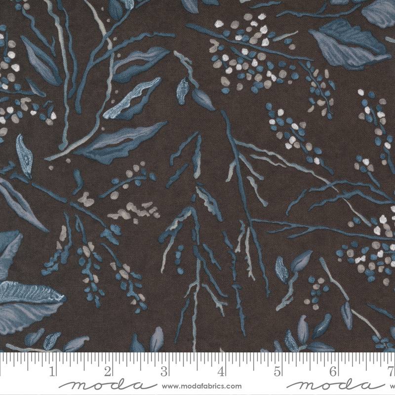 Change Of Seasons Cocoa - Foliage Nature Leaf - Quilt Fabric