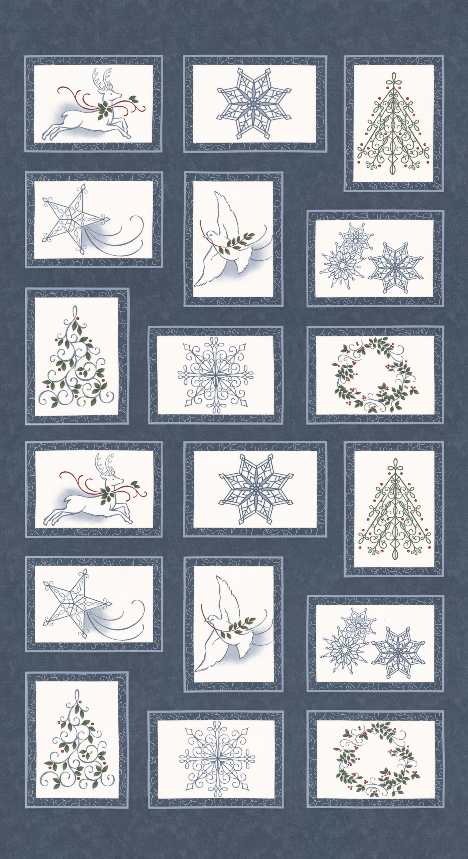 Winter Flurries Panel Night - Quilt Panel
