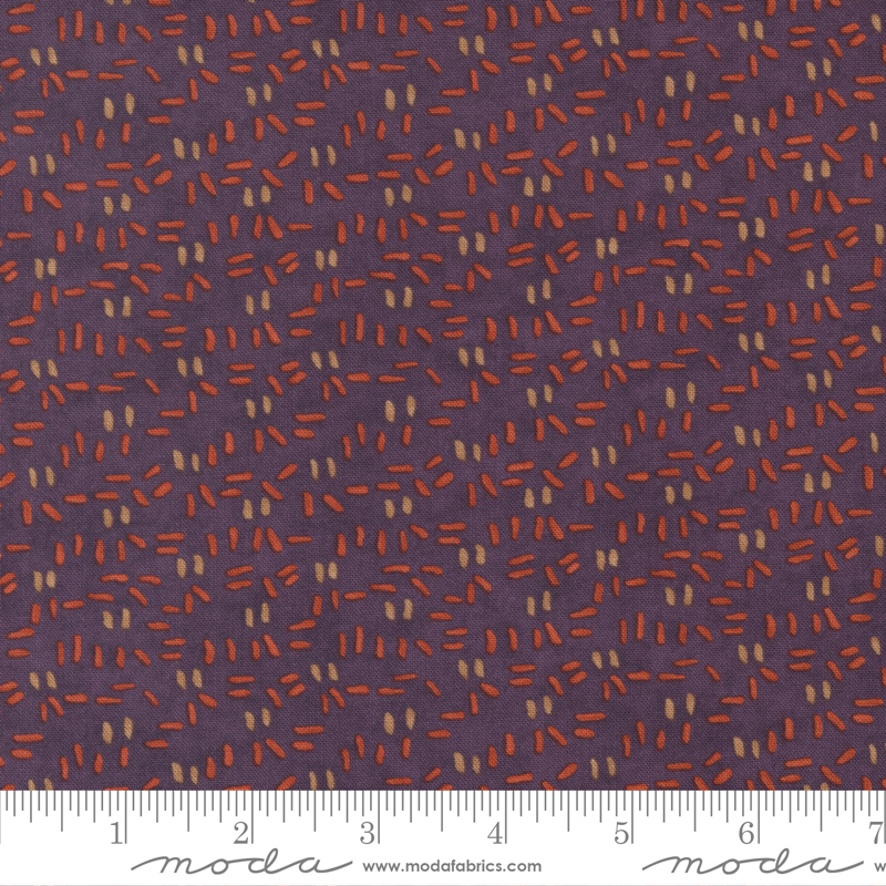 Sunflower Garden Purple - Seed Scatter - Quilt Fabric