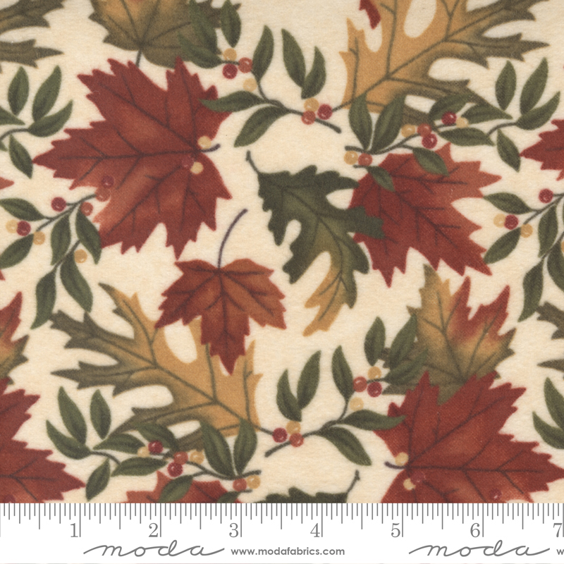 Fall Melody Flannel Cream - Fall Melody - Quilt Fabric