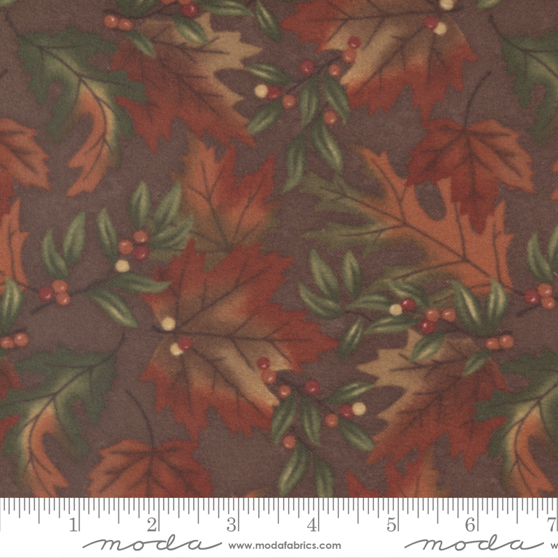 Fall Melody Flannel Brown - Fall Melody - Quilt Fabric