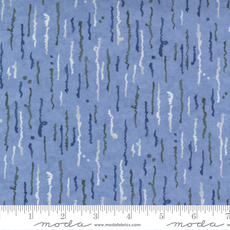 Watermarks Drizzle Sky - Quilt Fabric