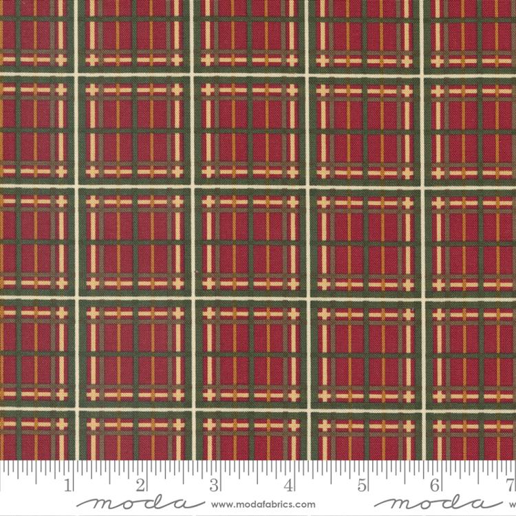 Shoppes On Main Crimson - Quilt Fabric