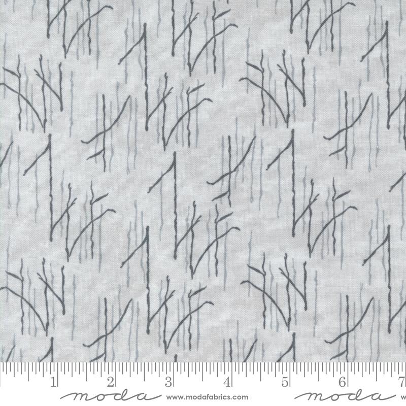 Silhouettes Grass - Fog - Quilt Fabric