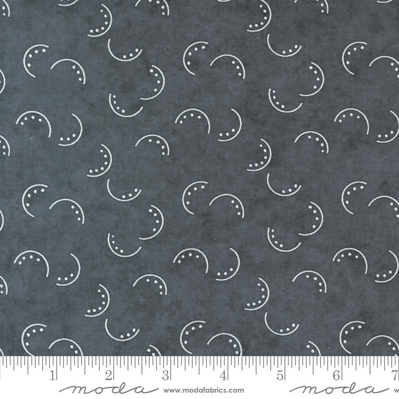 Silhouettes Curves - Charcoal - Quilt Fabric