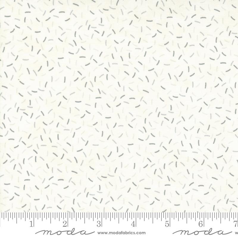 Silhouettes Scatter - Cream - Quilt Fabric