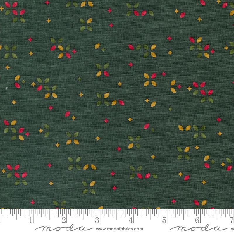 Twelve Days Fleurs - Emerald - Quilt Fabric