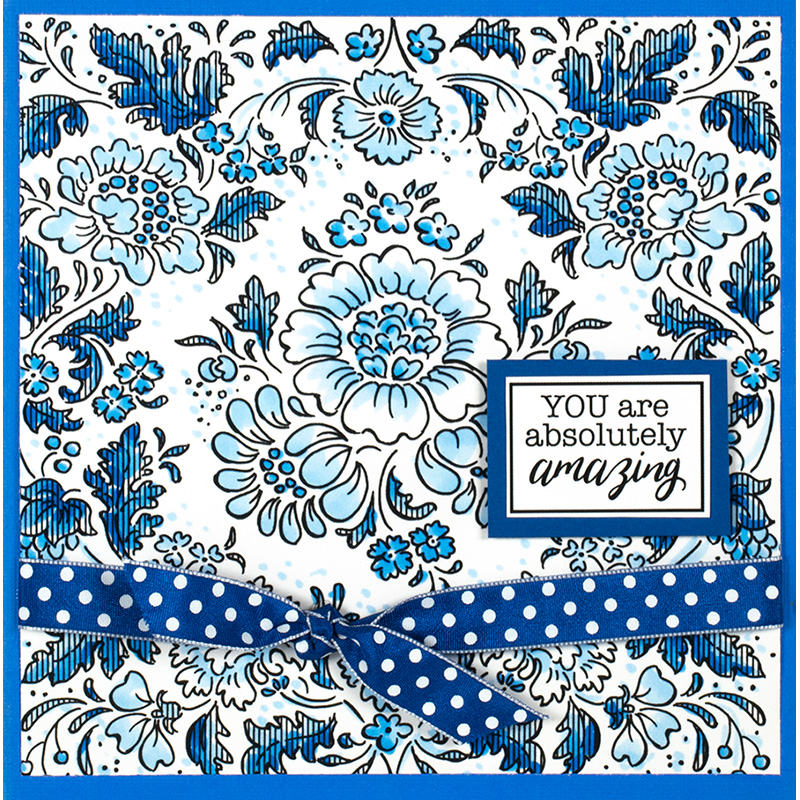 Blooming Tapestry - Cling Stamp