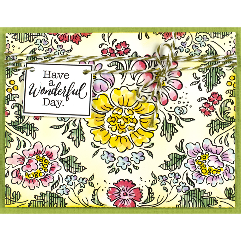 Blooming Tapestry - Cling Stamp